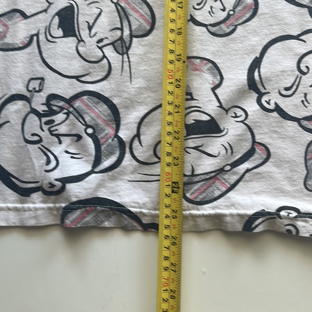 WCKD Vintage Popeye White and Black T-Shirt Large - Picture 5 of 6